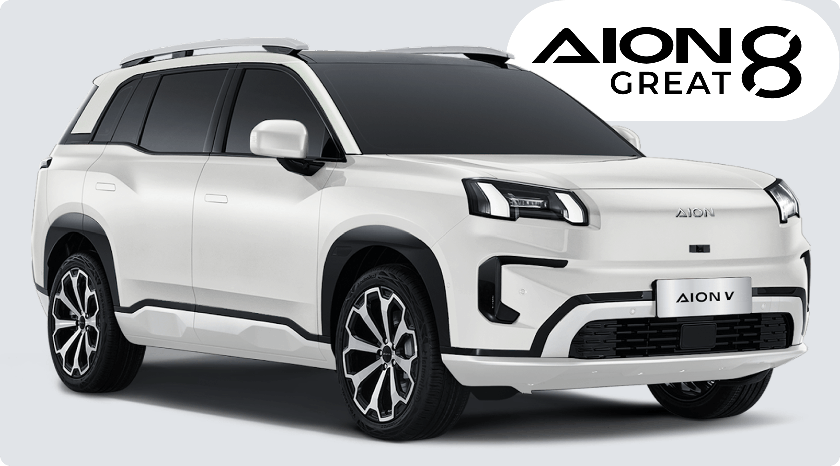 The AION Great 8 promise confidence included as standard