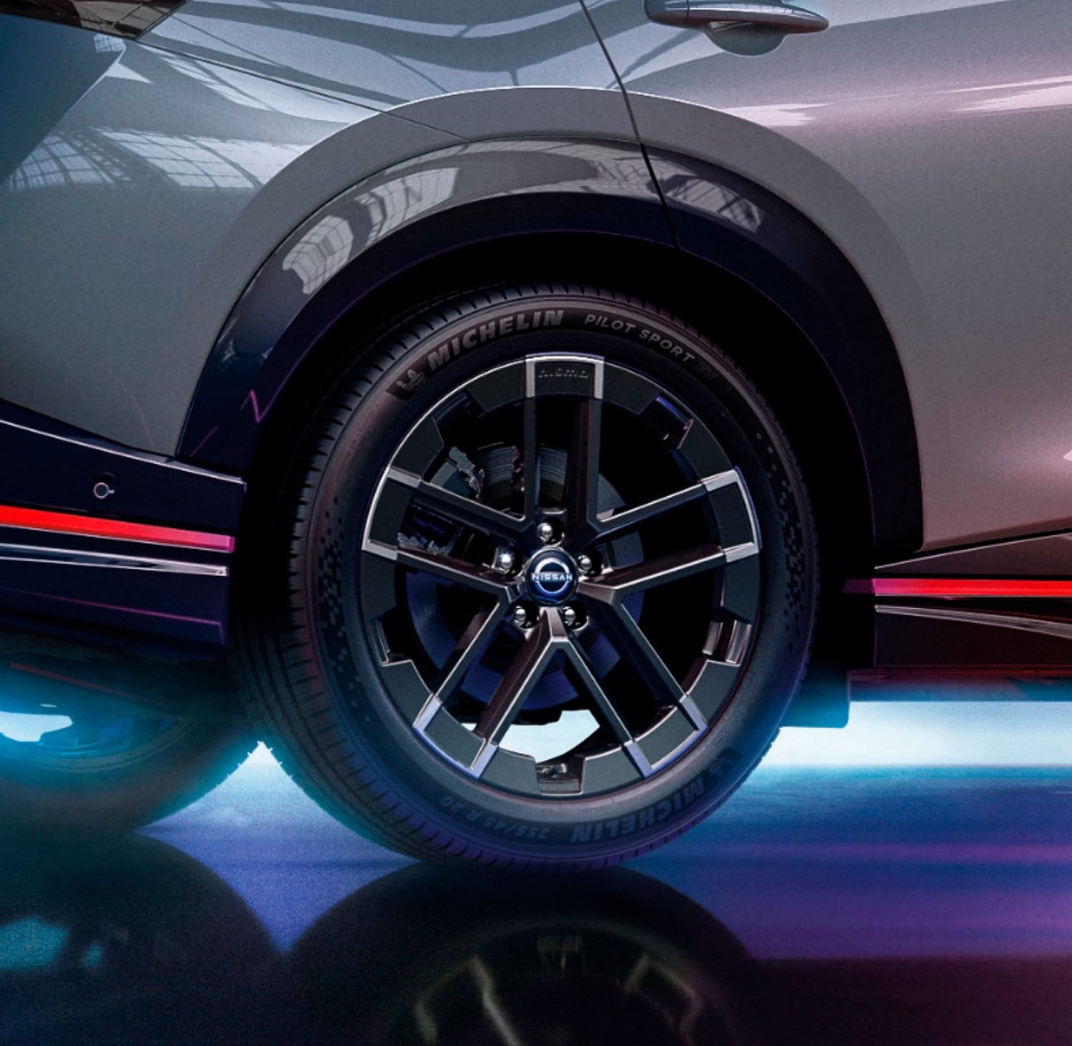 Nissan Ariya NISMO sleek wheels - available at Bassetts Nissan