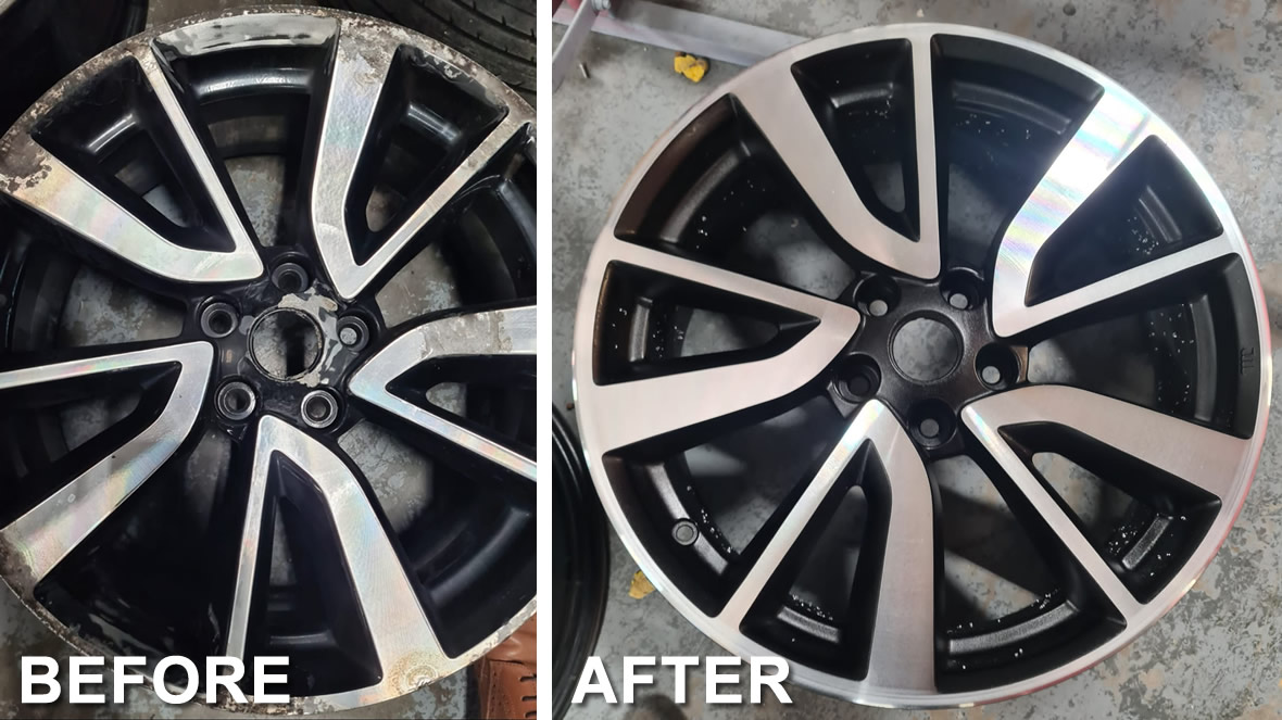 Specialist alloy wheel repair and refurbishment in Swansea