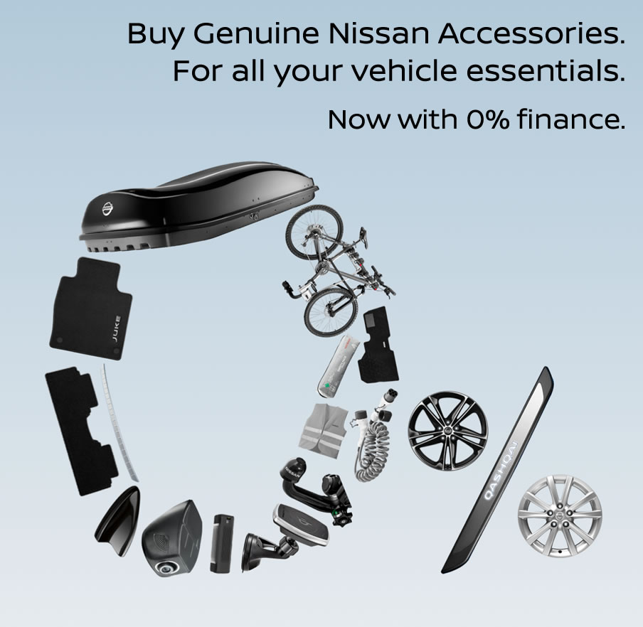 0% Finance on Nissan Accessories