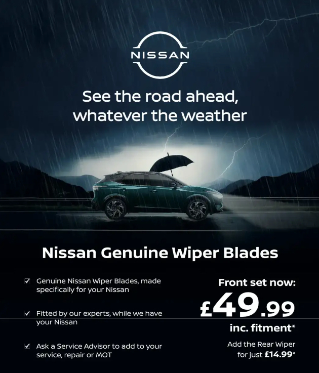 Nissan Wiper Blade Offer